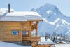 Magnifique chalet en bois avec vue ensoleillée sur la massif de la Muzelle et des grandes rousses aux Deux-Alpes en Isère, disponible sur Abritel