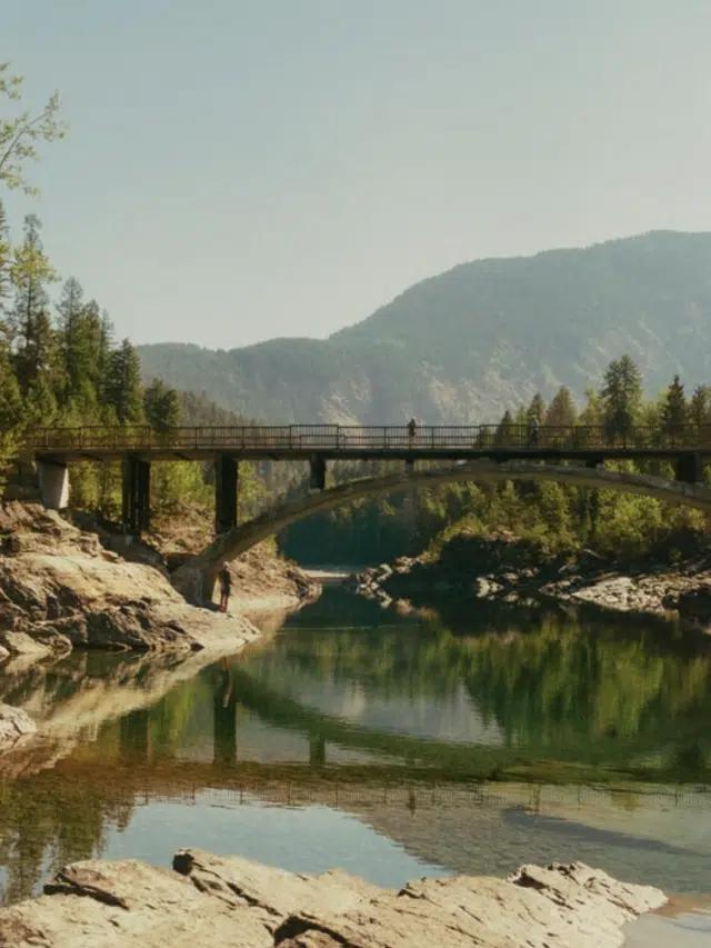 Old Belton Bridge is a must-see in Glacier National Park
