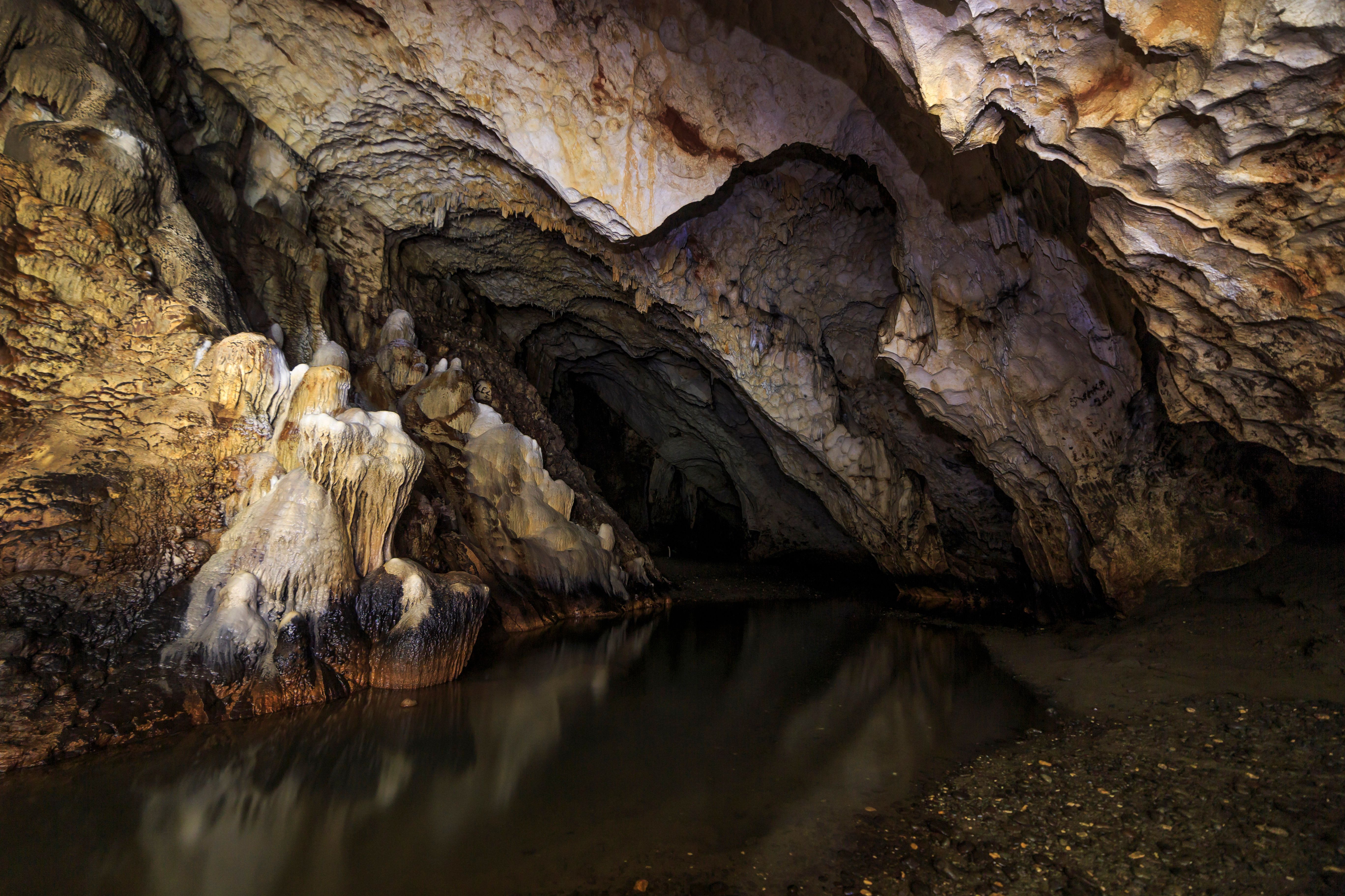 Inside Fiji’s legendary Cannibals Cave, the island’s largest cavern carved by time and water.