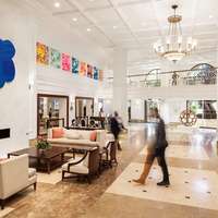 The lobby of the Hamilton Princess Fairmont