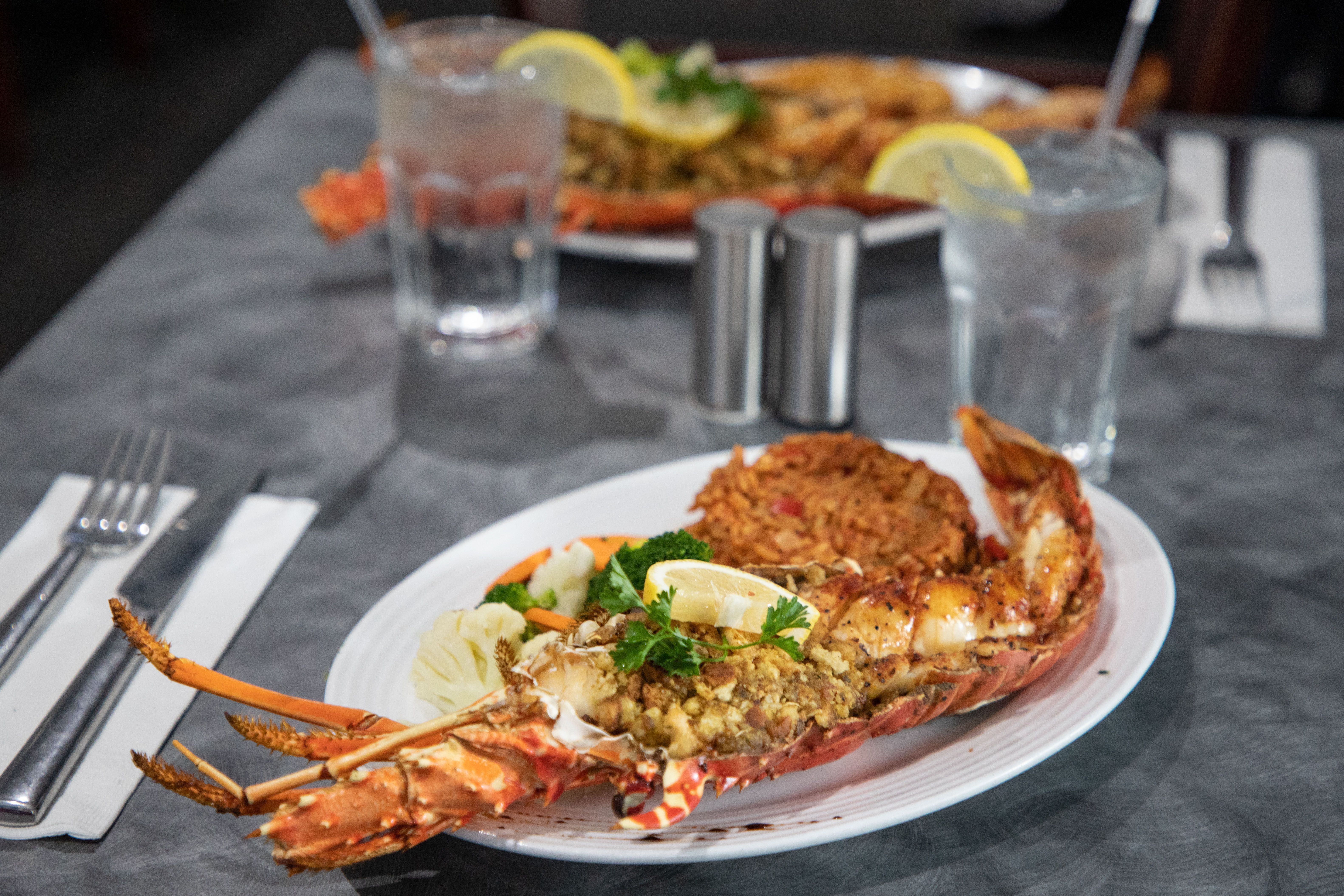 Local Bermuda Lobster, available between September and March 