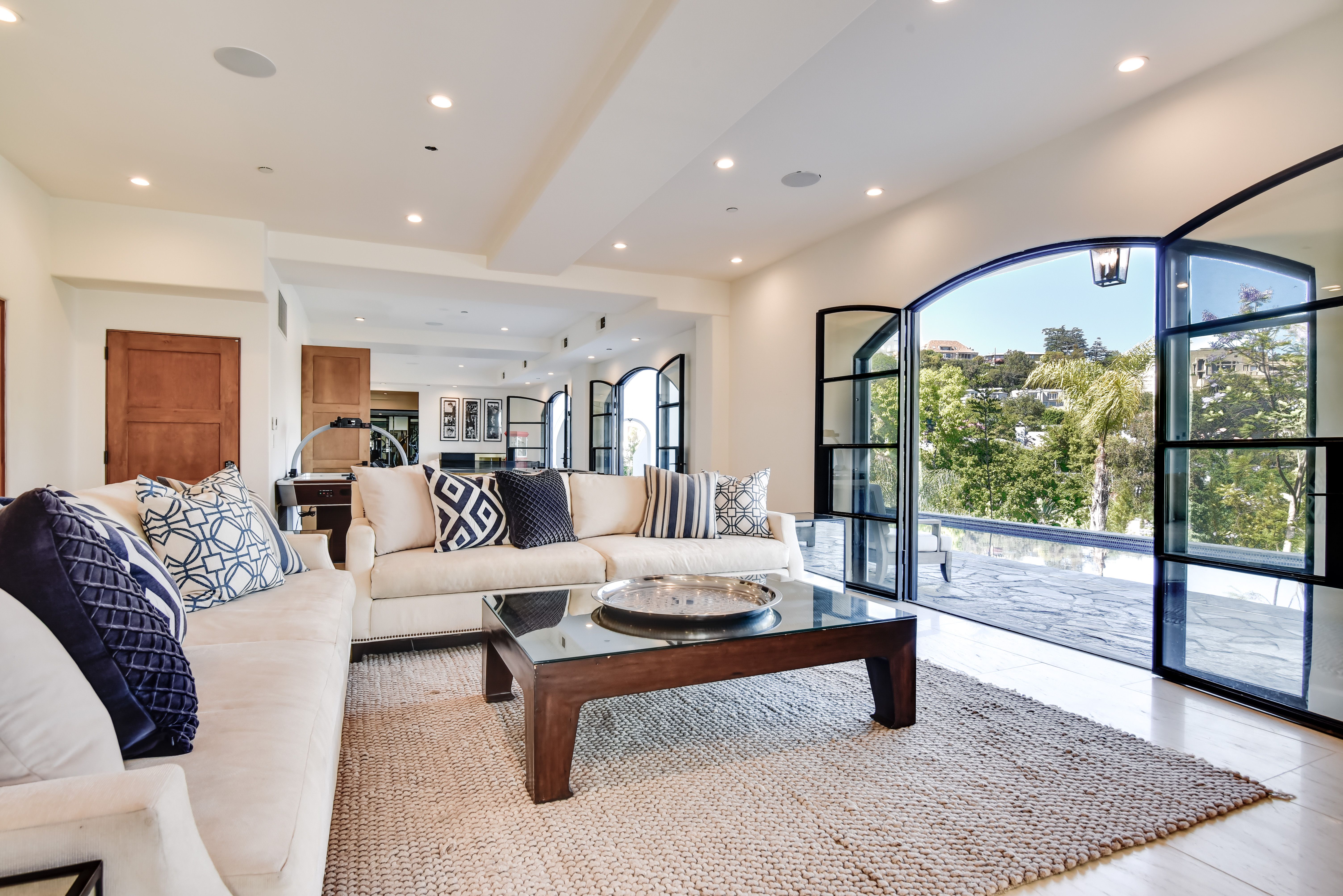 Hollywood Hills Villa - Los Angeles, California - Living Room