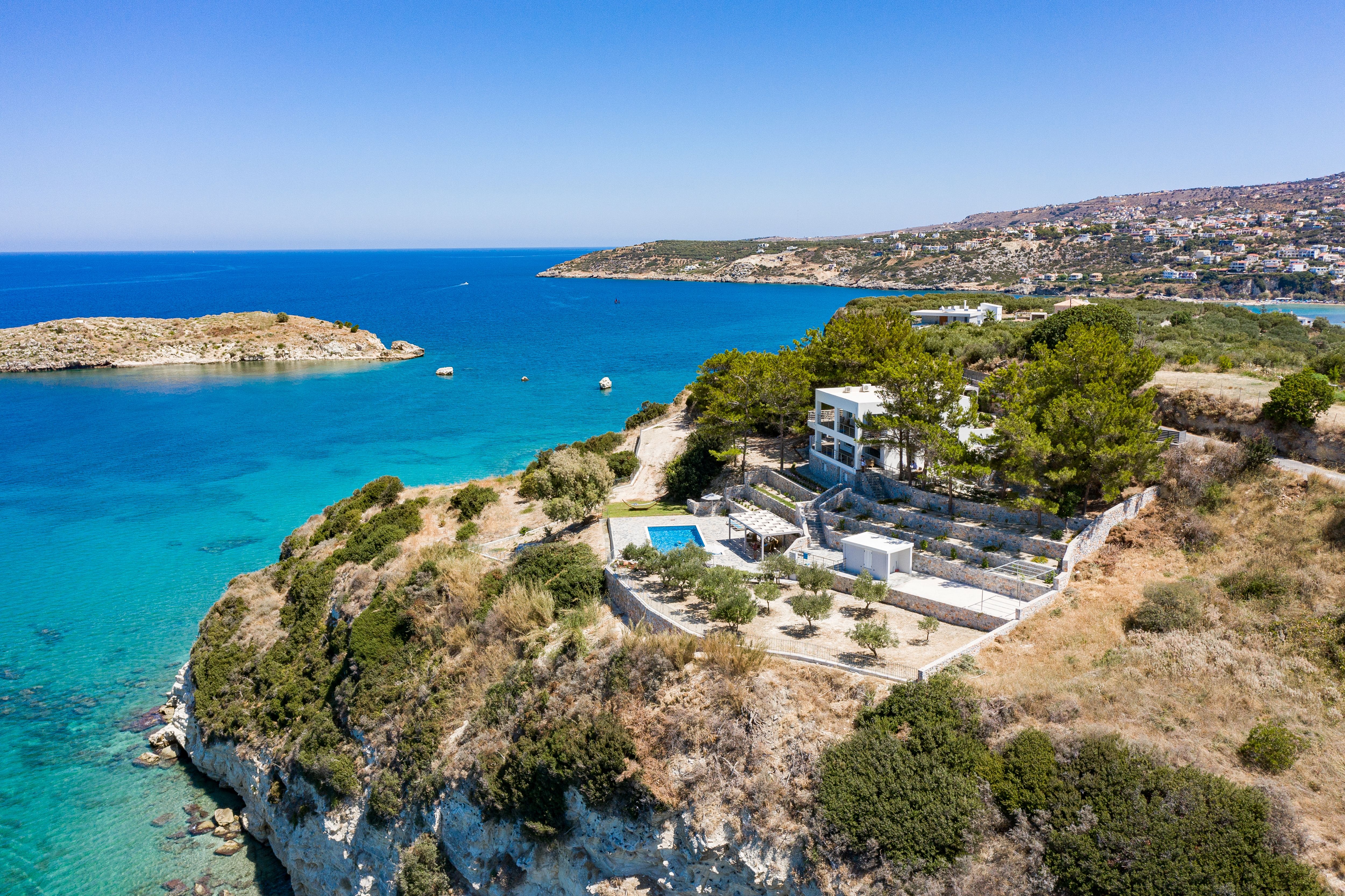 Villa Kea - Crète, Grèce - Vue aérienne