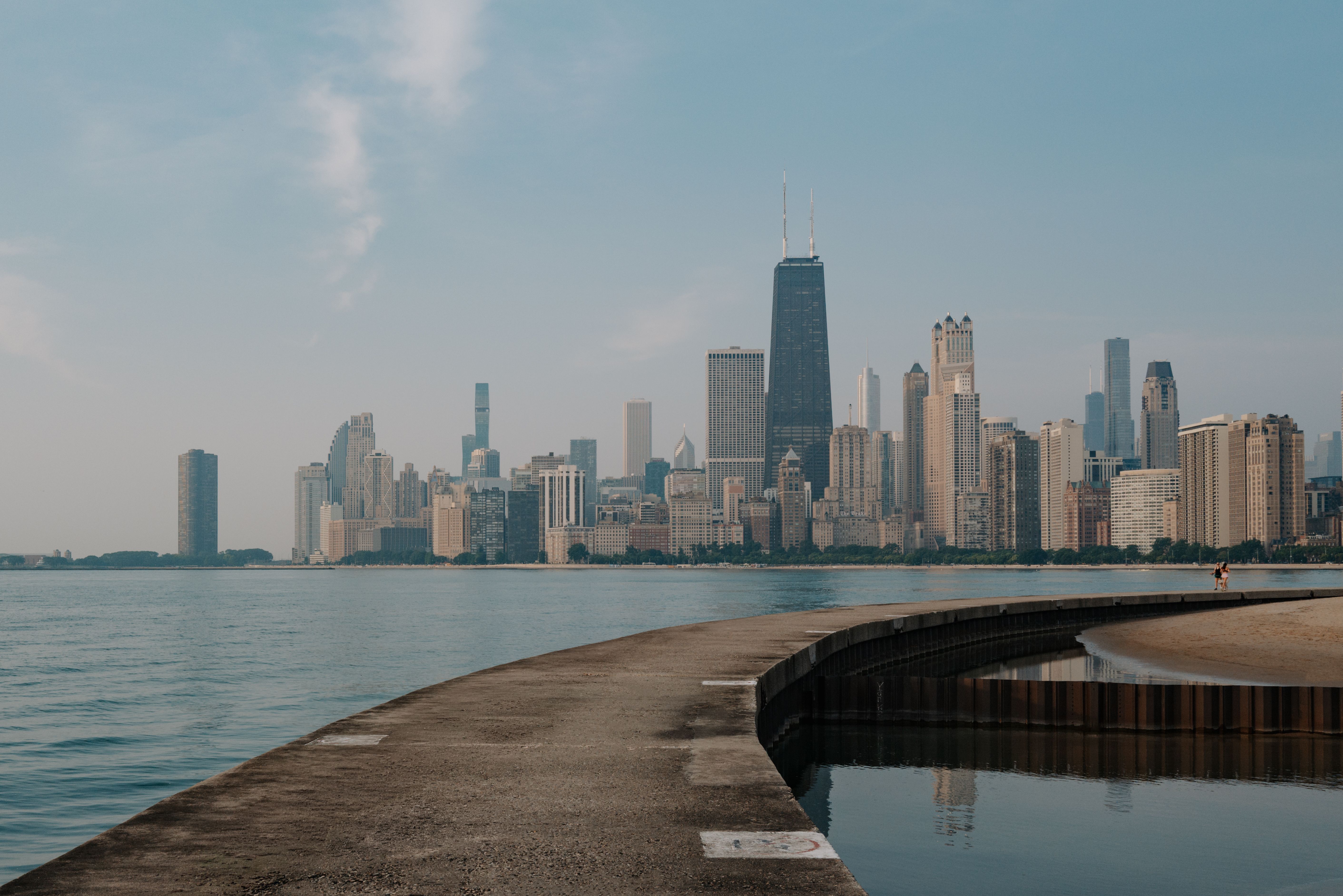 The Chicago skyline 