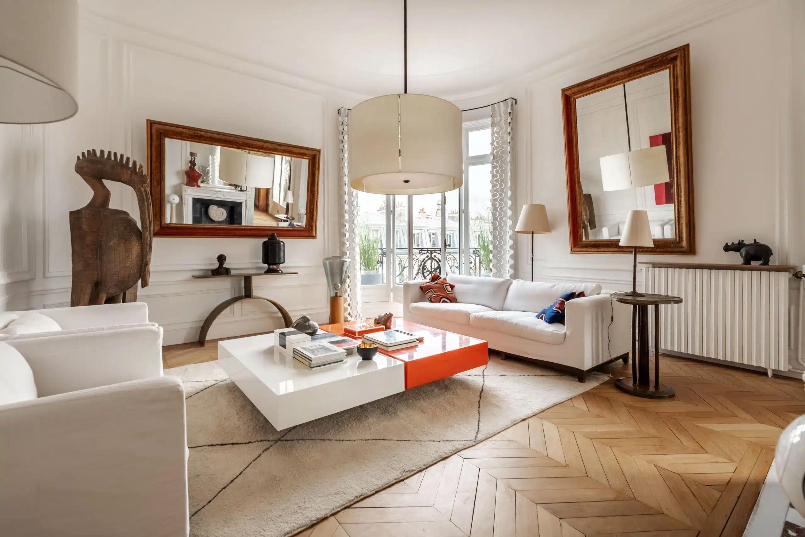 A chic Paris apartment with modern decor