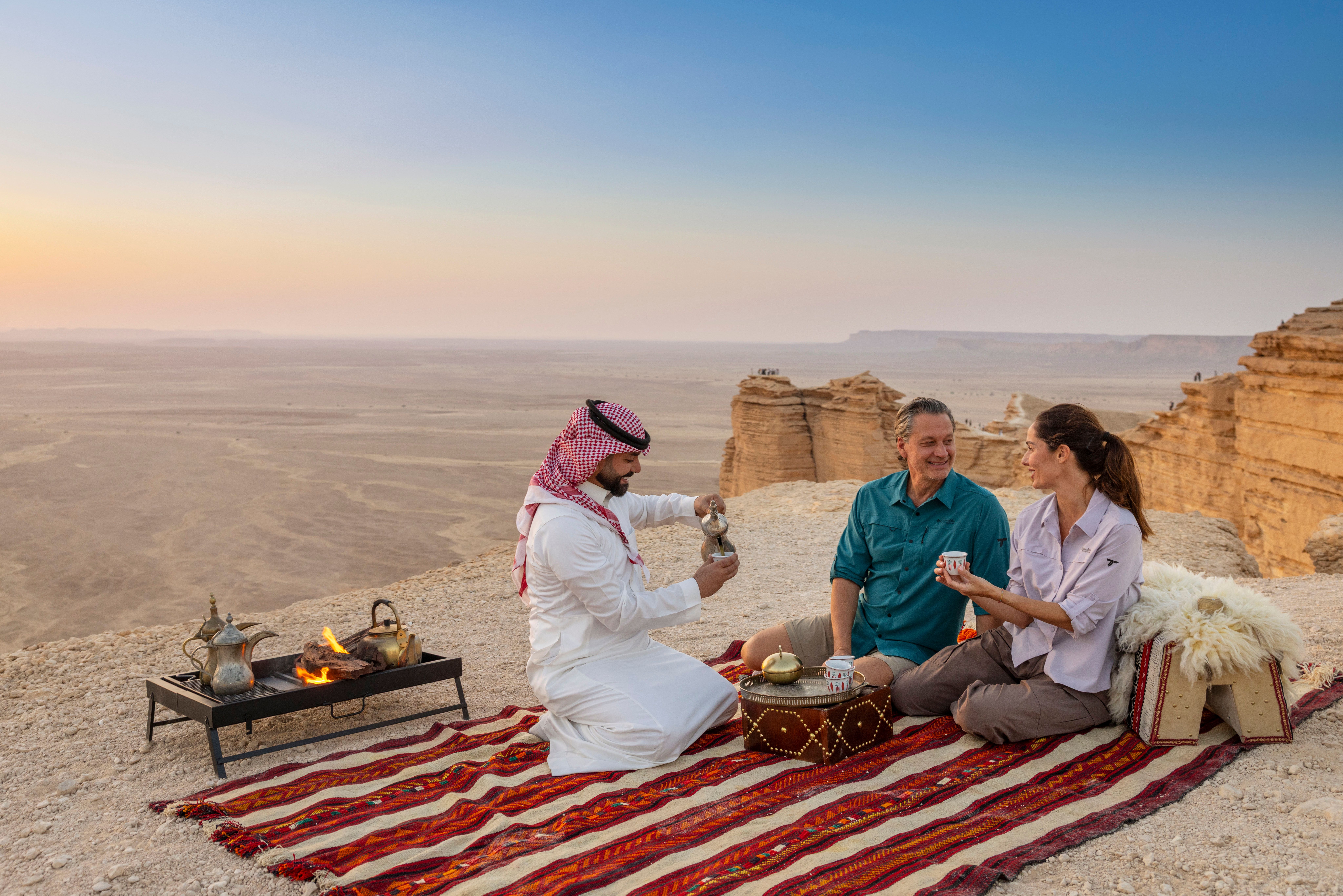 A quiet golden-hour moment at the Edge of the World