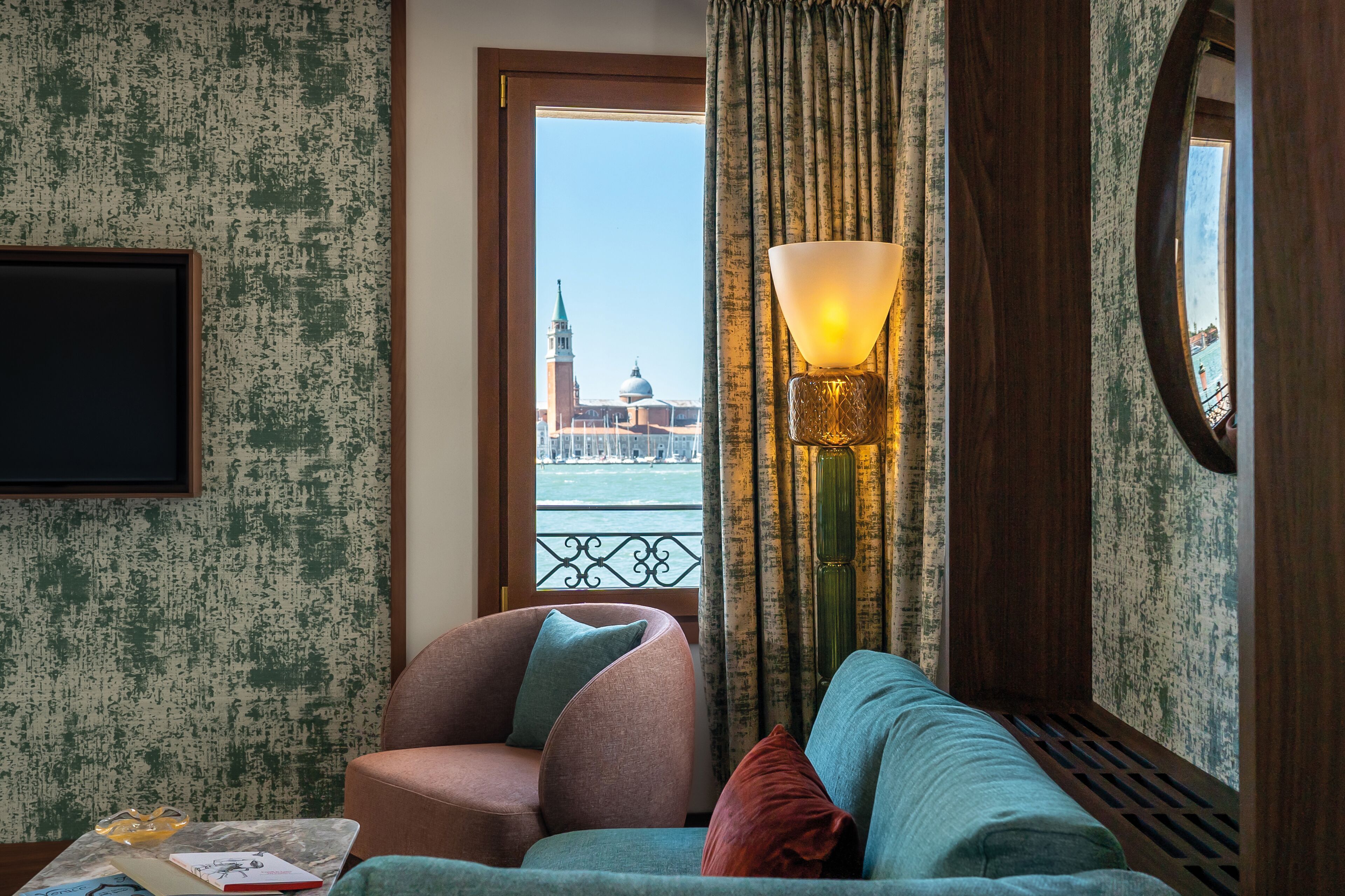 View from a bedroom at Ca’ di Dio hotel overlooking Venice
