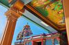Temple ceilings and towers awash in colour and stories under the Fijian sun.