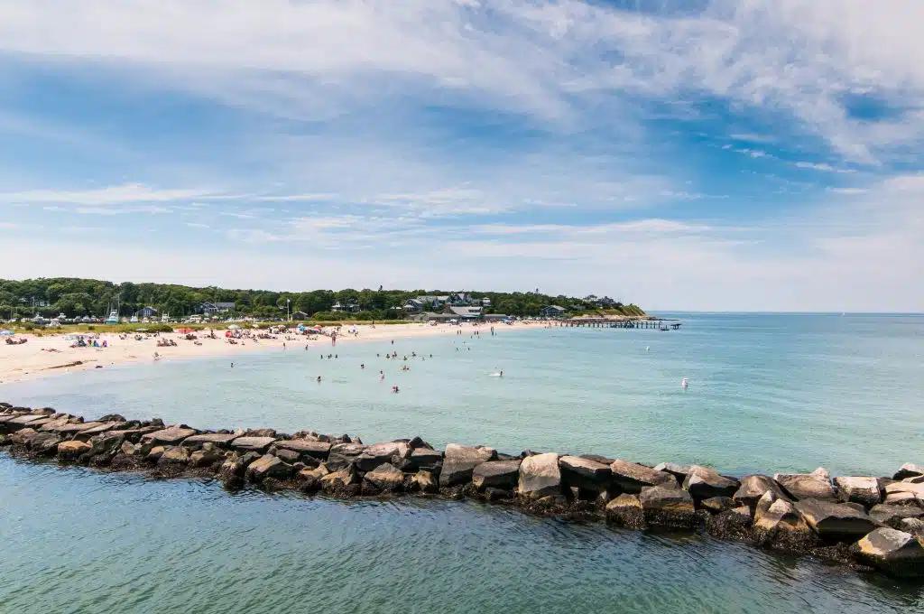 Oak Bluffs beach on Martha’s Vineyard Massachusetts