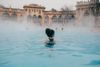 Morning steam at Budapest’s Széchenyi Thermal Bath