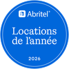 La Location de Vacances de l'Année 2026 Badge