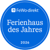 Ferienhäuser des Jahres 2026 Badge