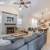 The large open plan kitchen diner of a Vrbo
