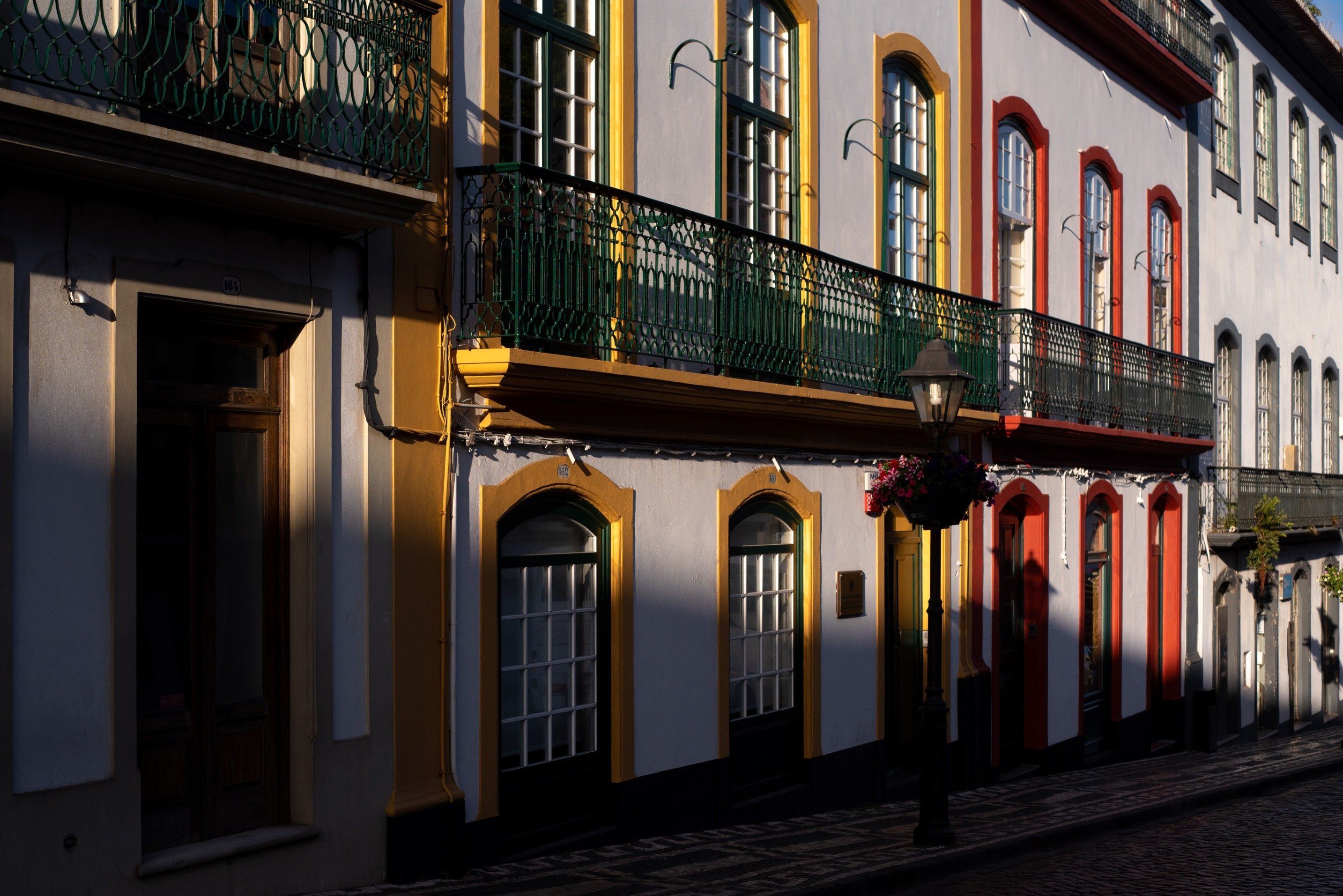 Sunset golden hour light