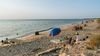 Families enjoying Sunset Beach in Cape May