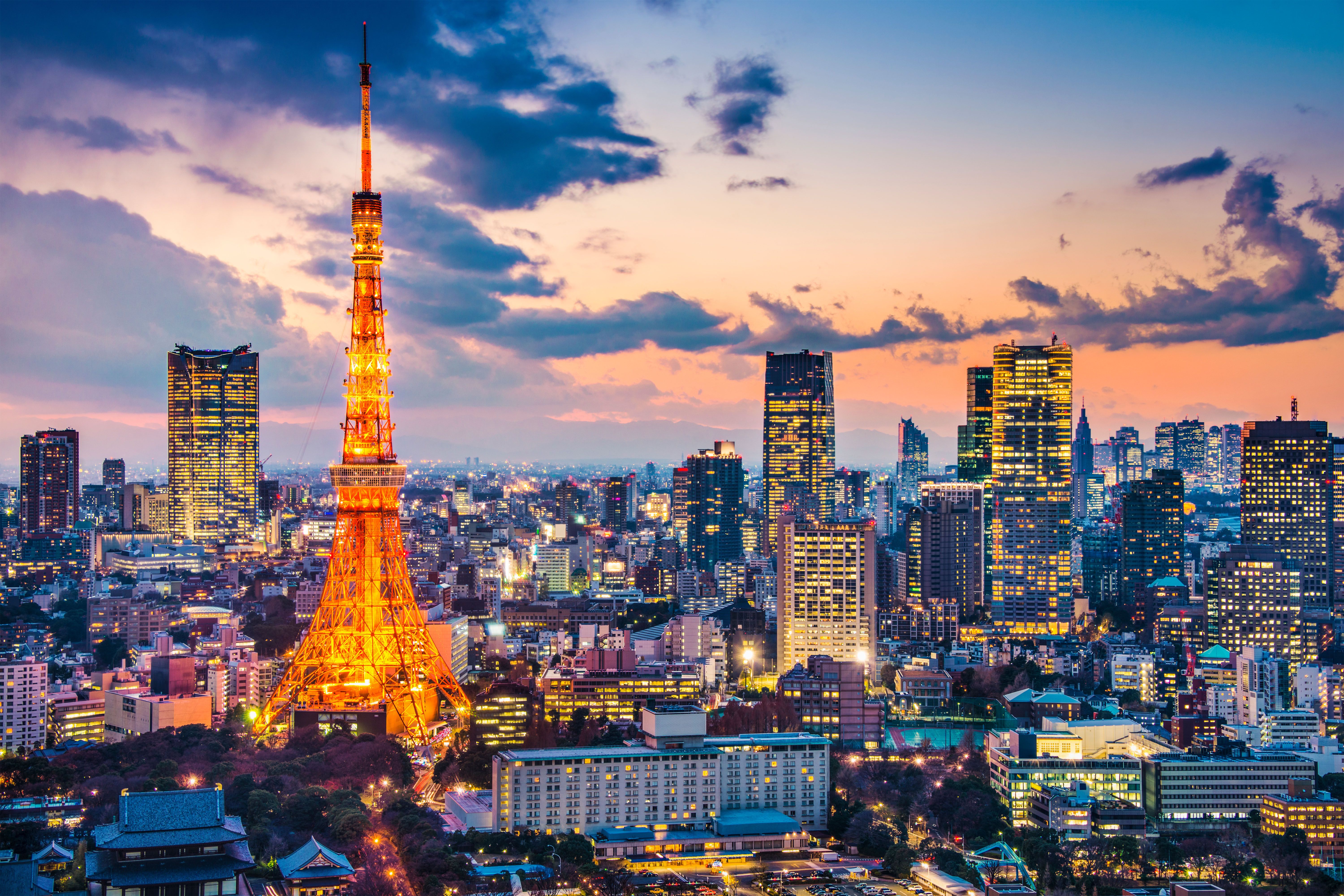 Shinjuku, Roppongi, Tokyo Skytree night views
