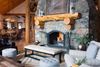 Happy Trails - Big Sky, Montana - Living Room & Fireplace