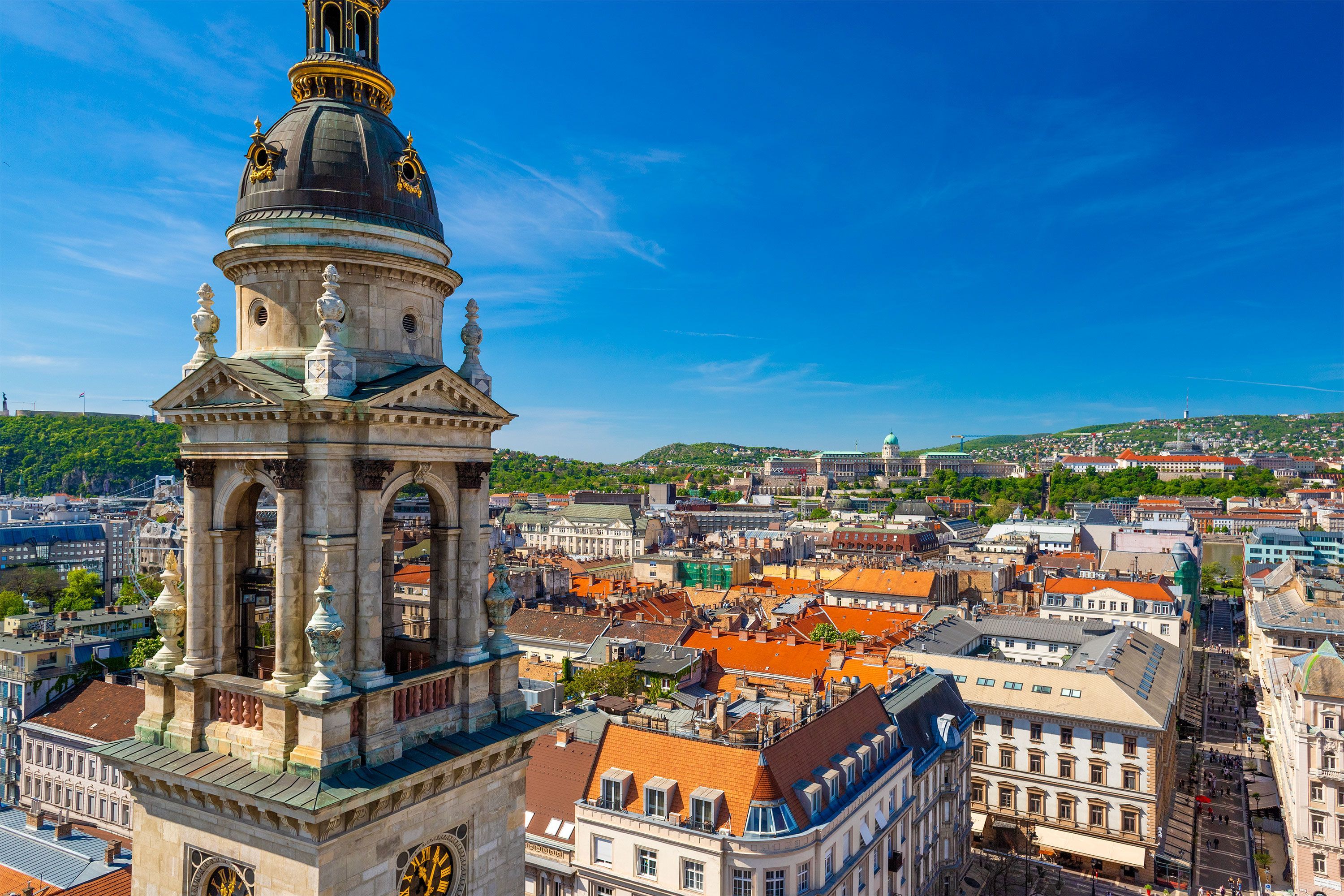 High vantage point of basilica.
