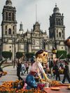 La Caterina makes an appearance at Mexico City’s Metropolitan Cathedral