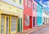 Colorful shops in Bermuda
