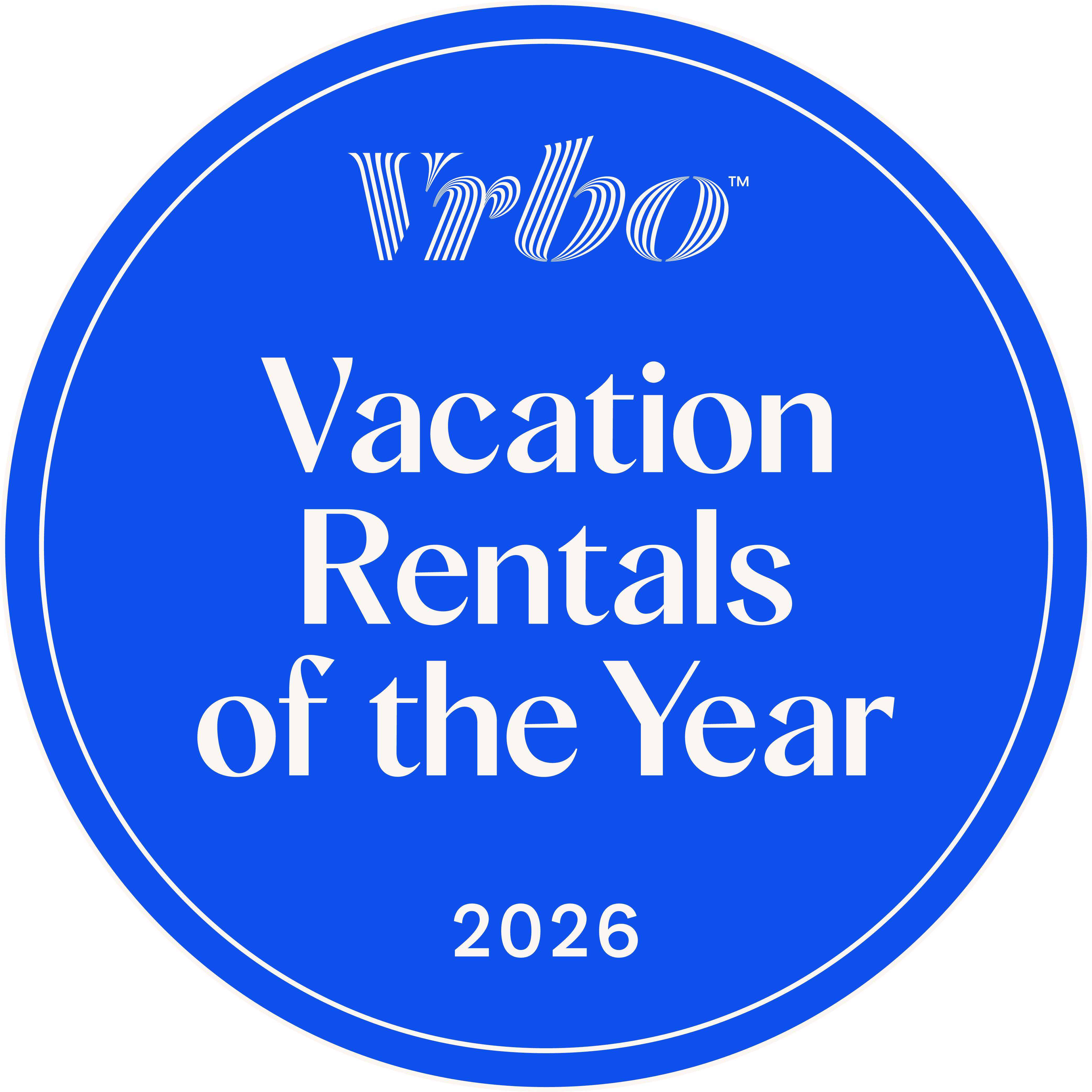 Vrbo Vacation Rentals of the Year 2026 Badge