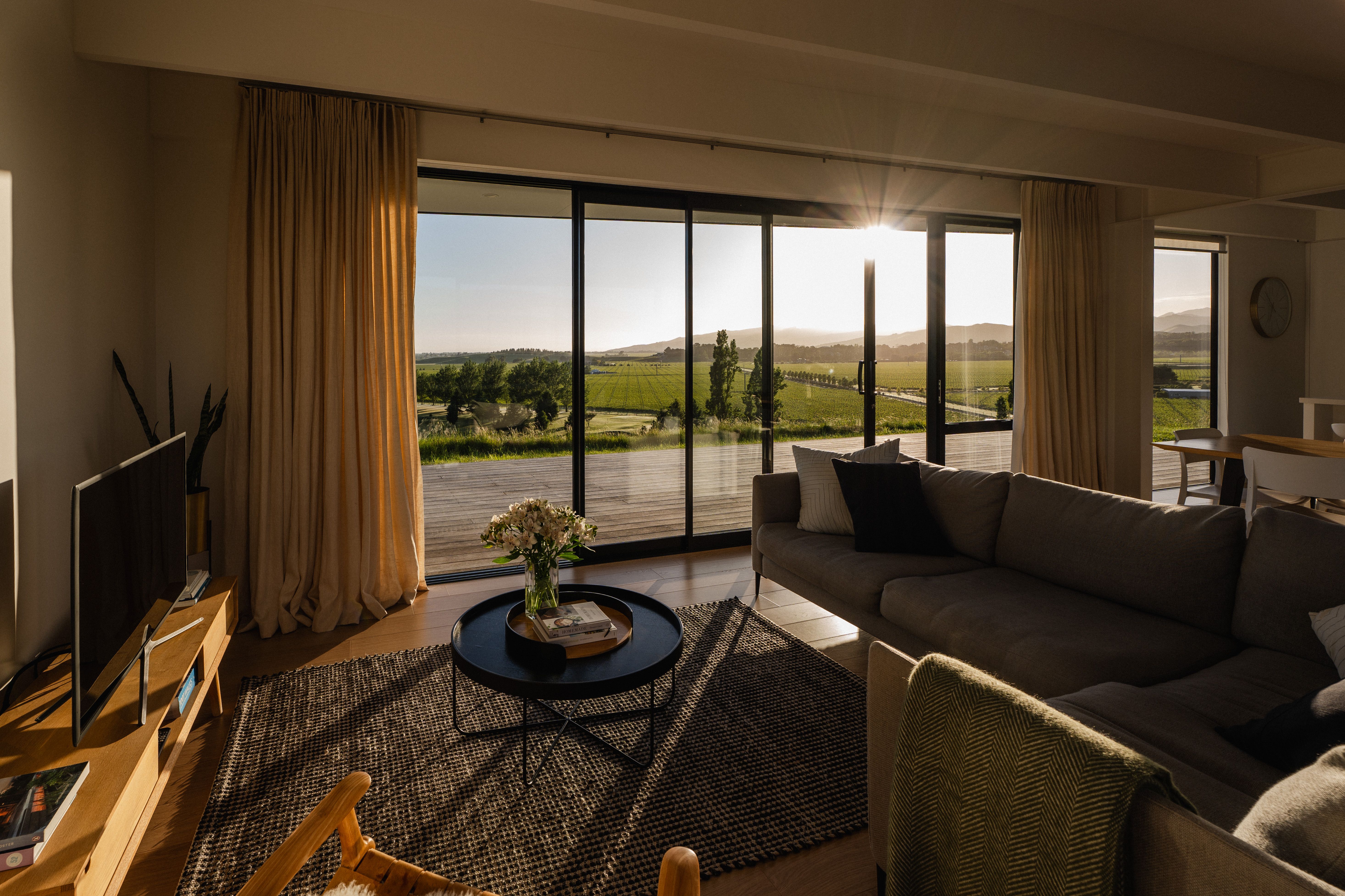 The Nineteenth Vineyard Accommodation - Blenheim, New Zealand - Living room