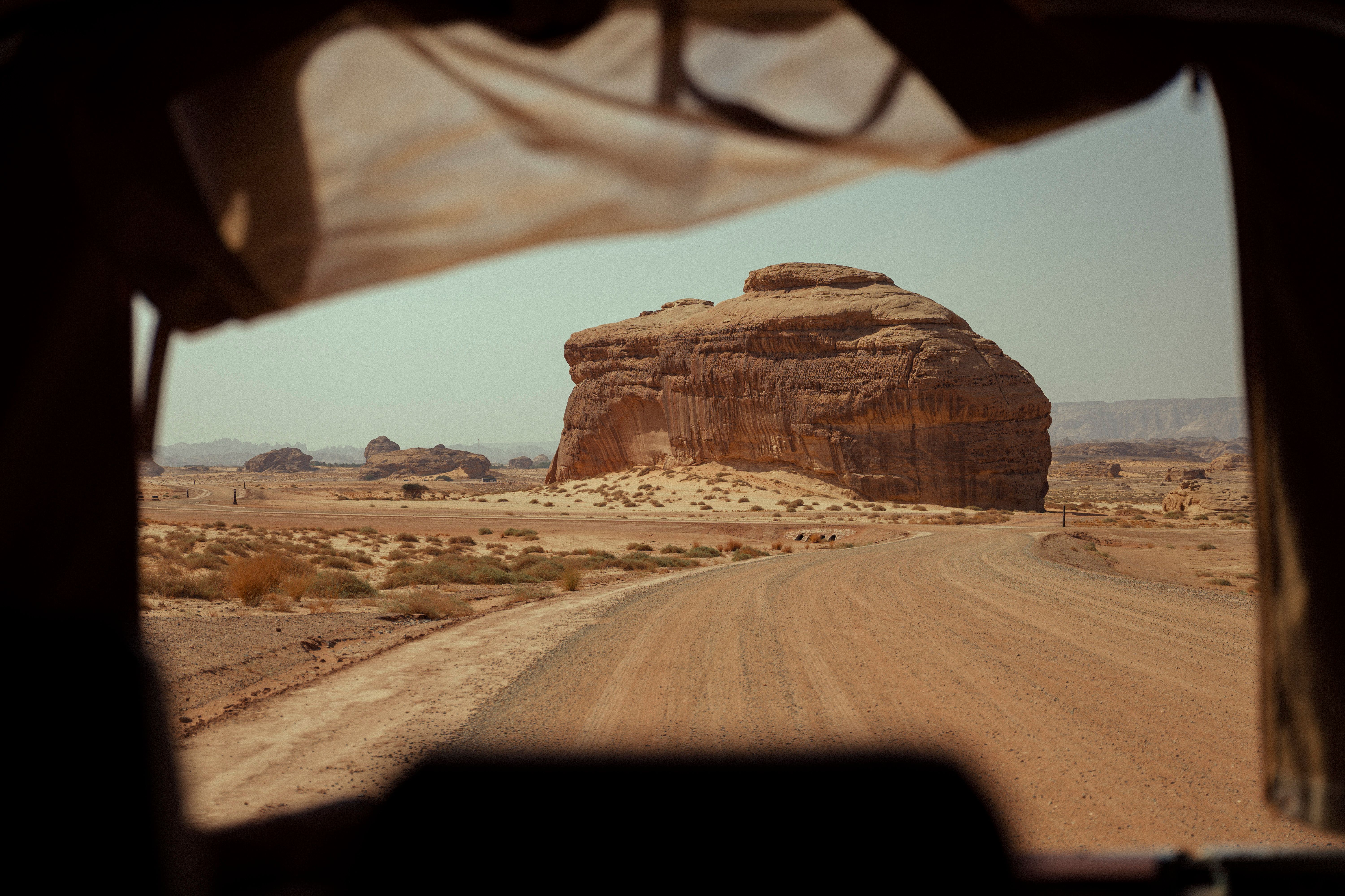 A road trip adventure through the landscape of AlUla [Photo courtesy of Holly-Marie Cato]