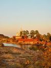 A sunrise view of Jaswant Thada, a cenotaph built in 1899, in Jodphur, India