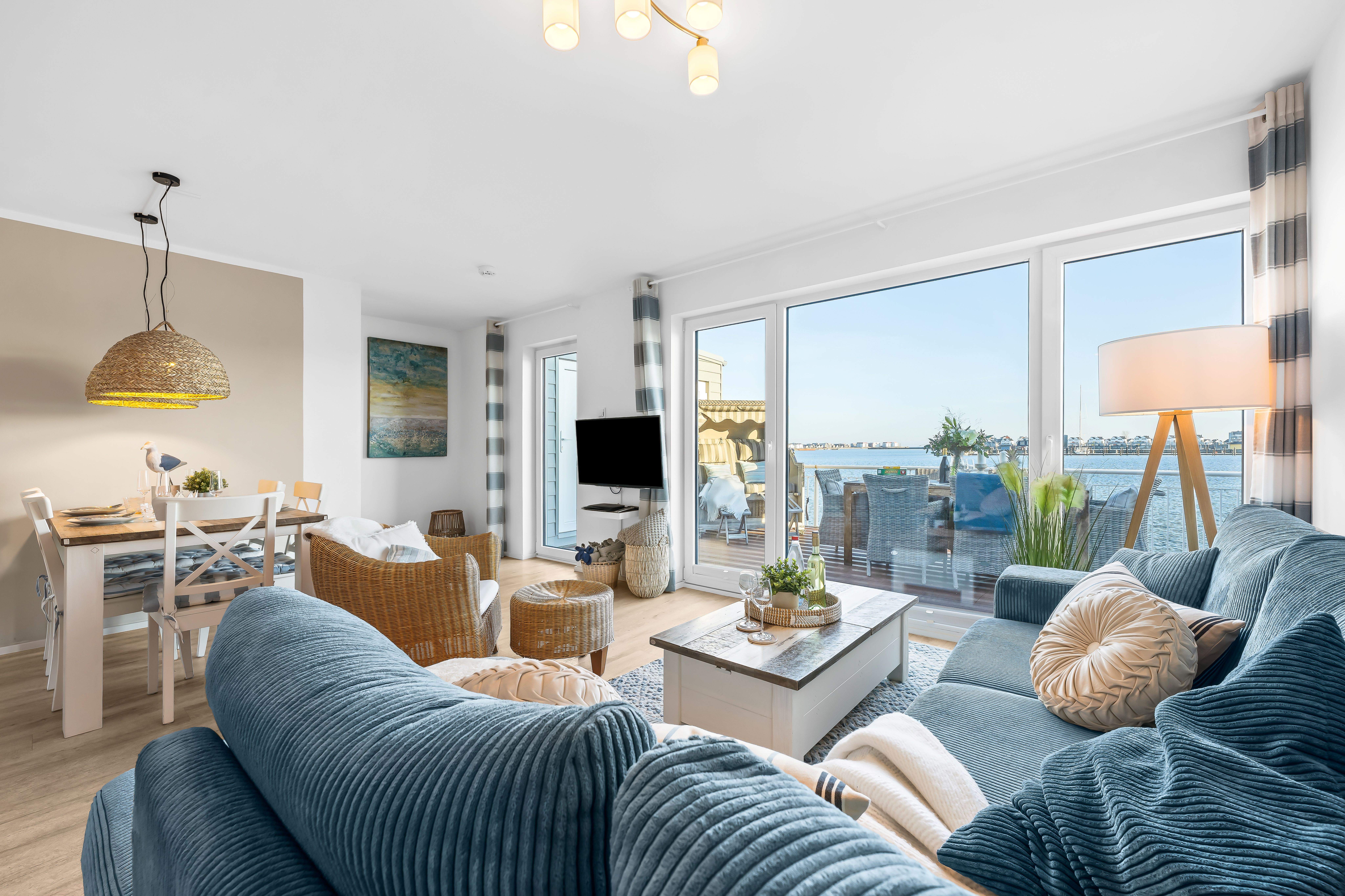 Villa SeeZeit - Kappeln, Schleswig-Holstein - Wohnzimmer