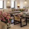 The stylish living room of a Vrbo in Marseille, France