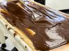 Chocolate fudge being made