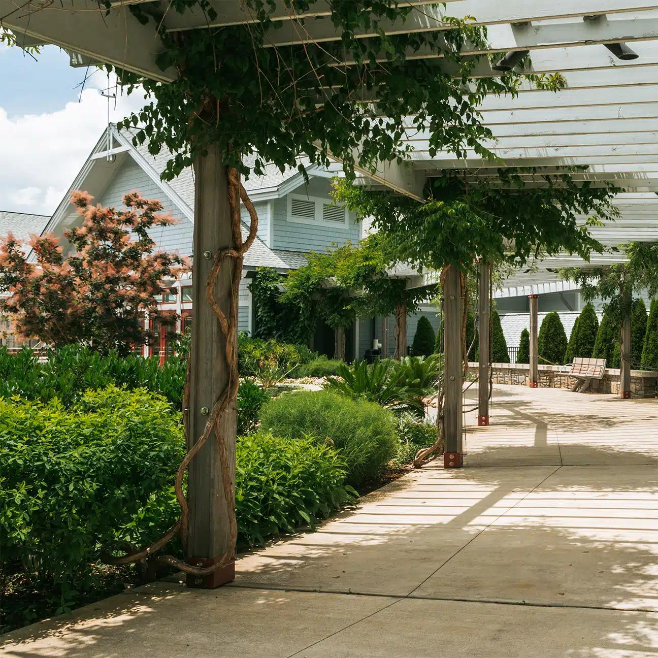 The North Carolina Arboretum, southwest of Asheville