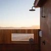 Stay connected to nature in the outdoor shower