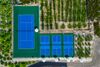 Guests have on-site tennis and pickleball courts available.