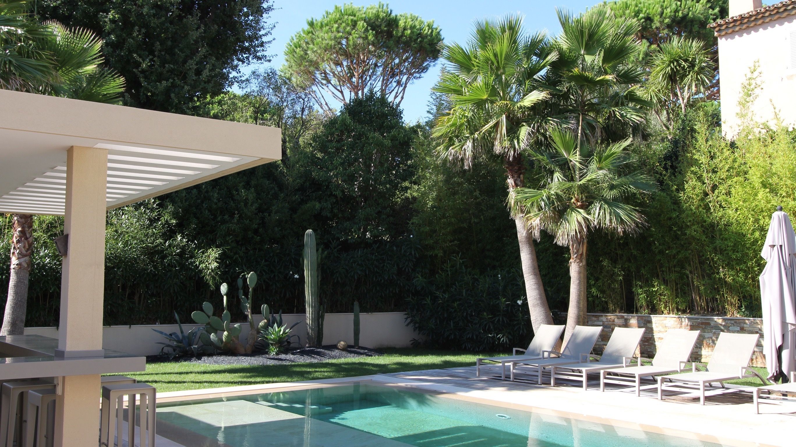 Villa contemporaine - Saint-Tropez, Var - Piscine extérieure