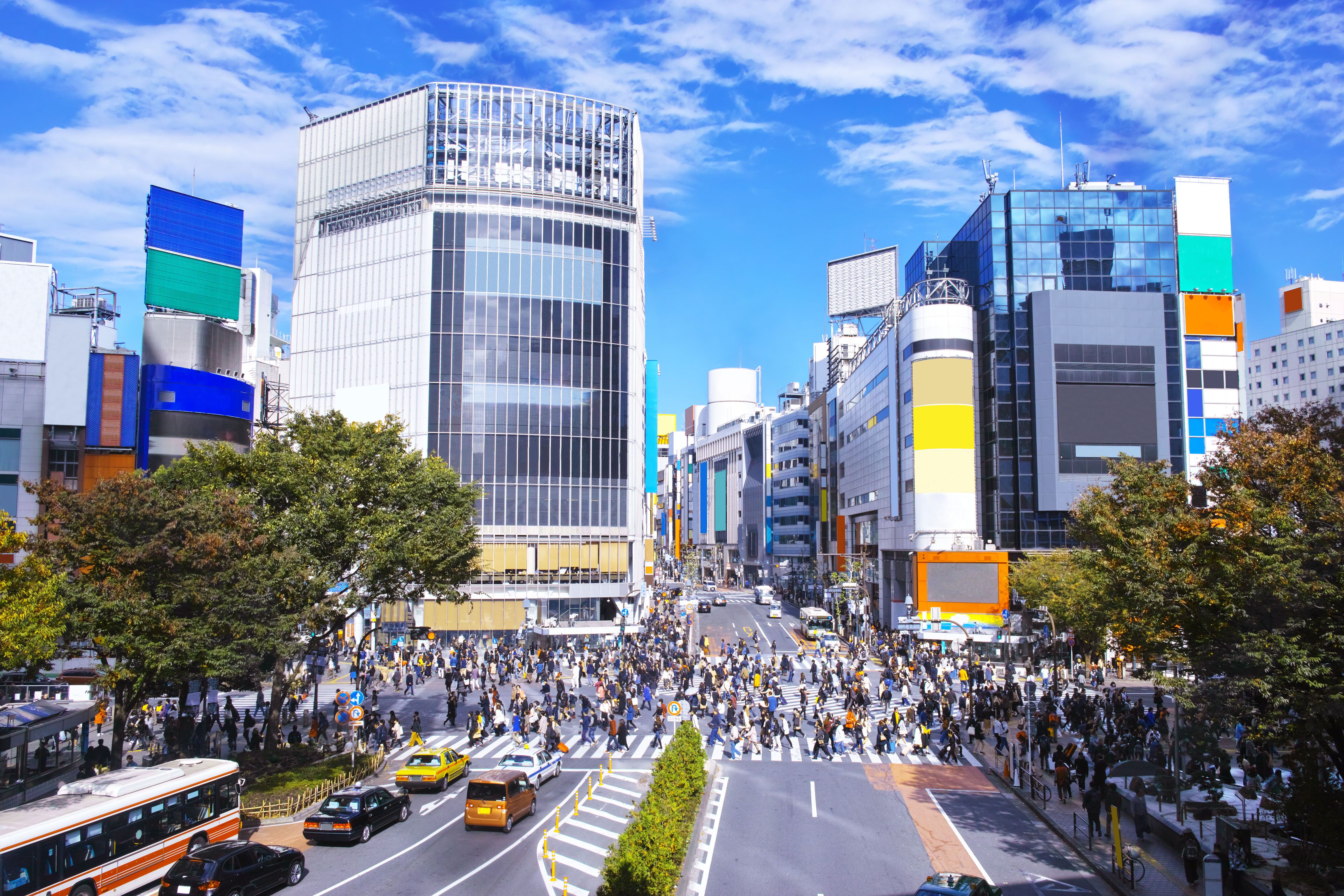 Rasakan energi perkotaan yang dinamis di Shibuya.