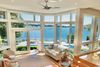 A view of the bay from the floor to ceiling videos of a Cape Cod Vrbo
