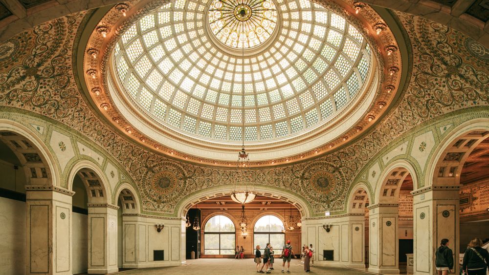 シカゴ文化センターのティファニー ドーム