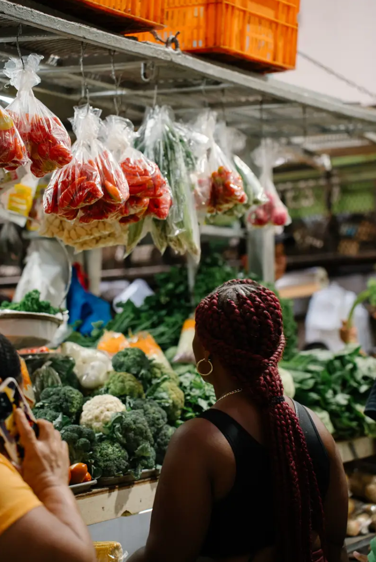 Panama's market aisles hum with everyday color. 