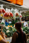 Panama's market aisles hum with everyday color.