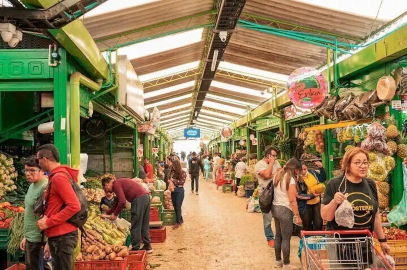 Paloquemao Market in Bogotá, Colombia