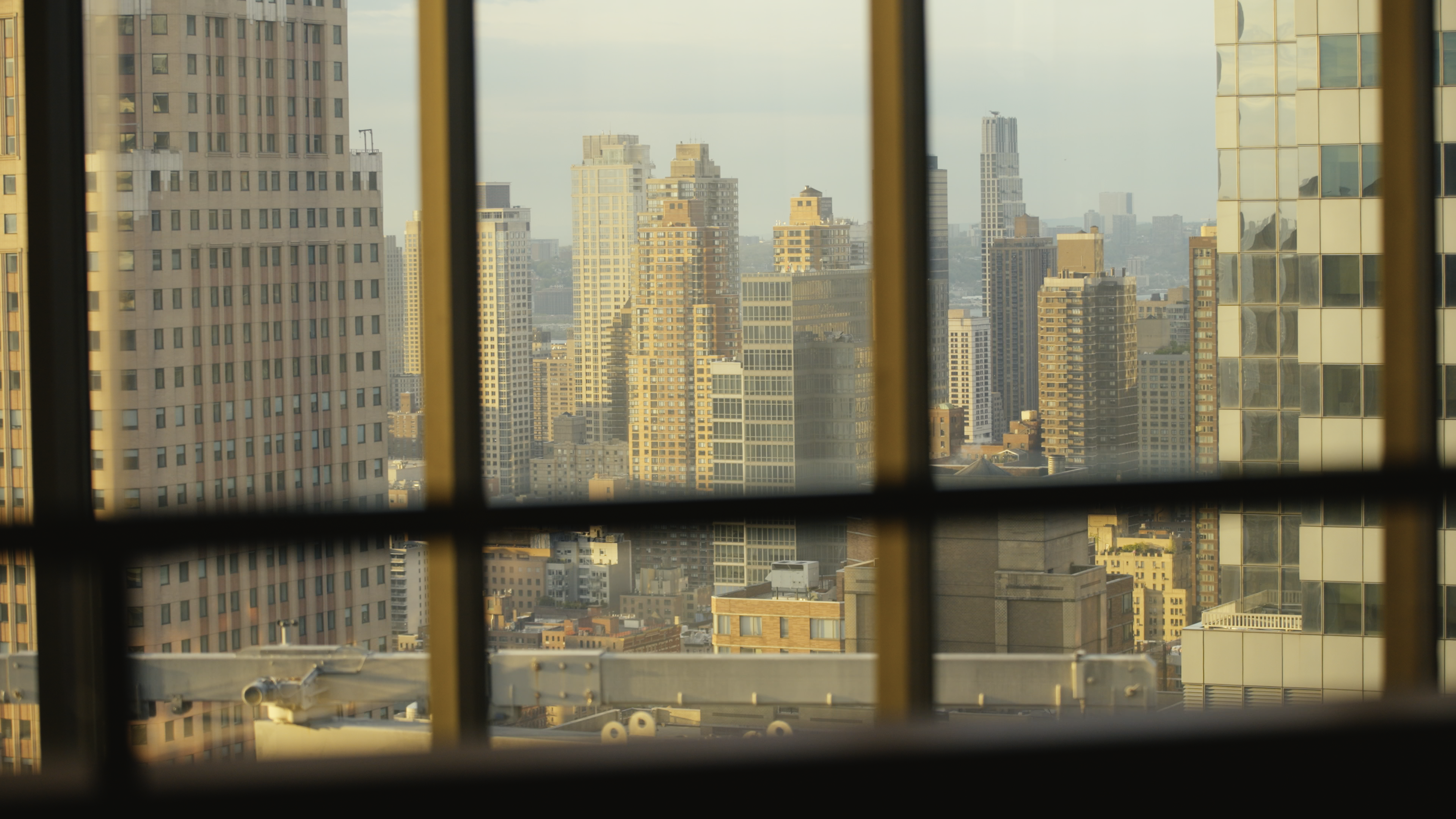 The perspective from The View, which rotates above Times Square.