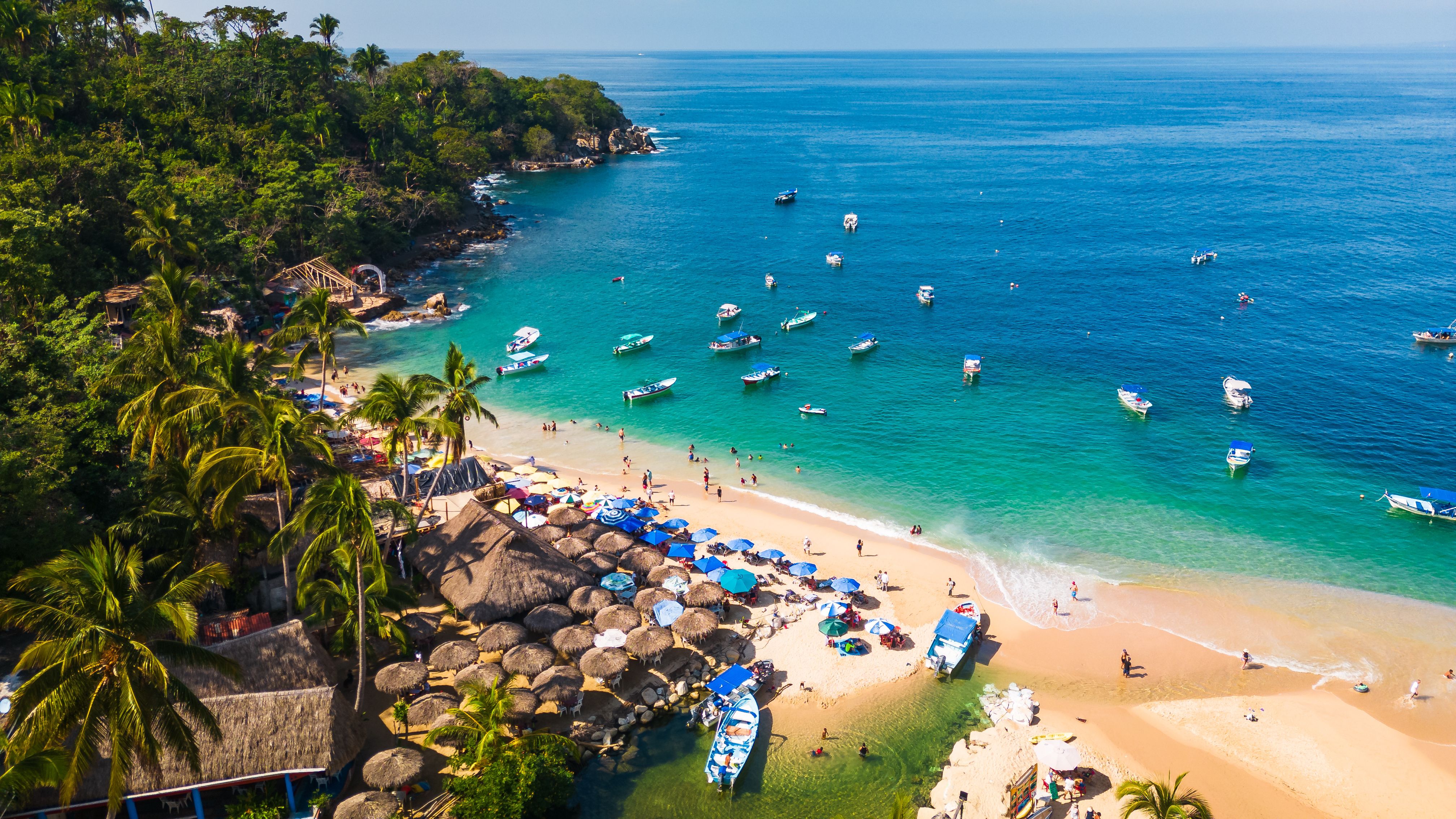 Sunseekers flock to the Riviera Nayarit's jungle-backed beaches