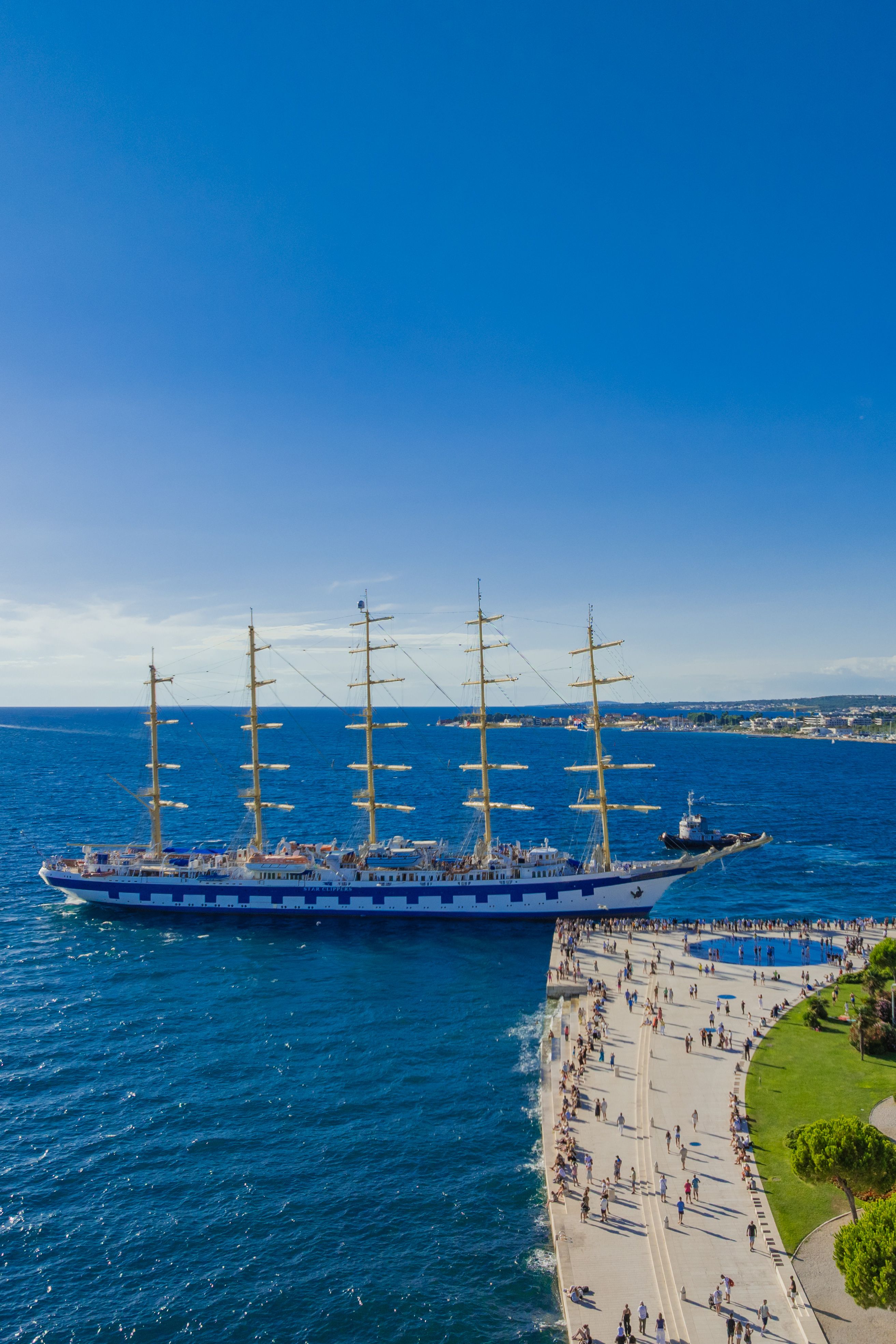 Waves are translated into music at the waterfront’s Sea Organ / Photo: Darko Kešnjer