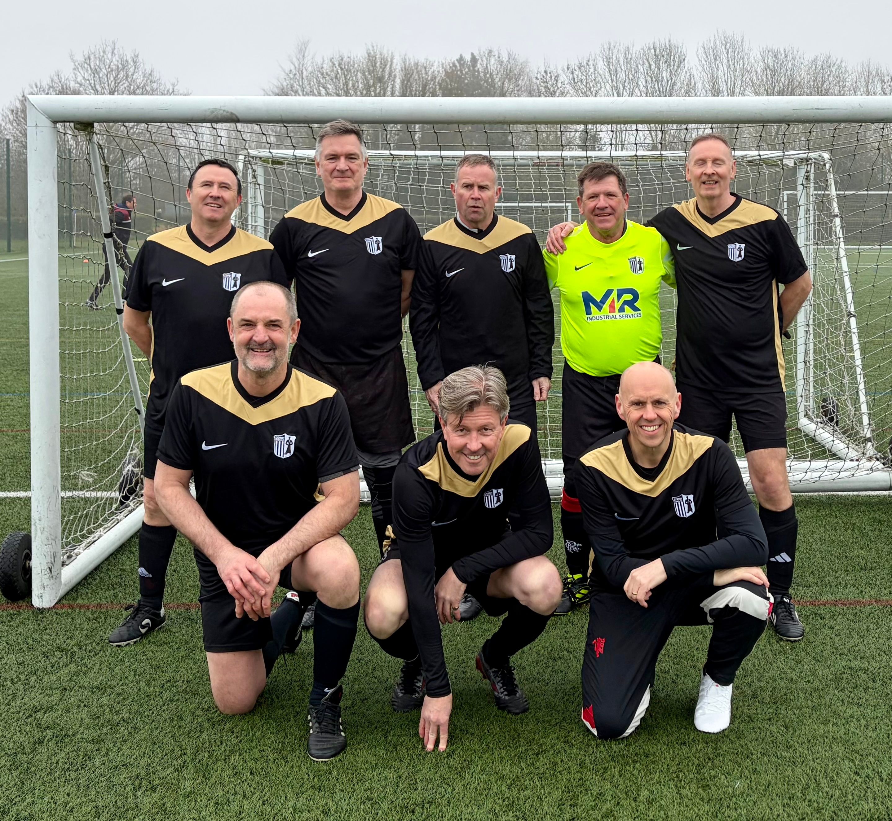 Corby United Walking Football Club players at Lodge Park Sports Centre, Corby