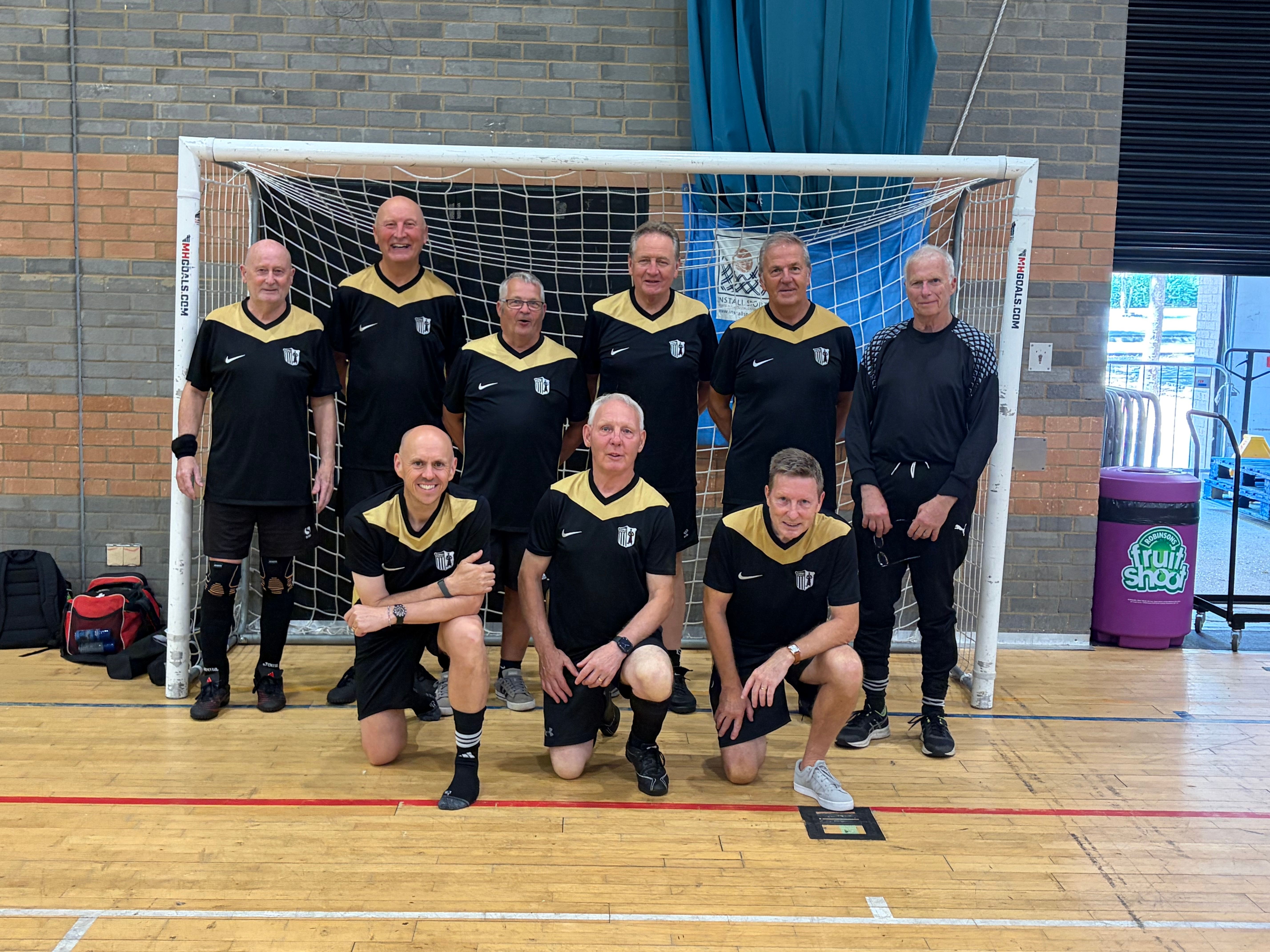Corby United Walking Football Club players at KLV, Kettering