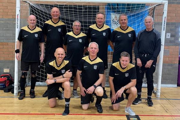 Corby United Walking Football Club players at KLV, Kettering