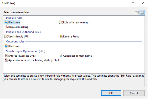 Reverse Proxy URL rewrite