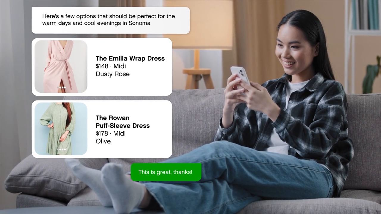 A person sits on a couch, smiling and holding a mug and phone. Text reads "Gladly Sidekick for Zendesk and Salesforce." The mood is relaxed and content.