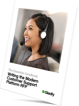 Front cover of the Writing the Modern Customer Support Platform RFP handbook